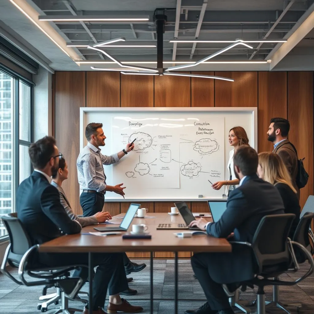 Reunión estratégica del equipo ConsulPro